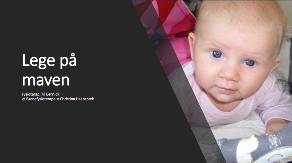 Lege på maven